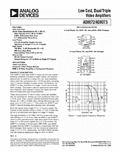 DataSheet AD8073 pdf